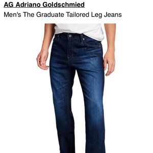 NWOT! AG Men’s “The Graduate” jeans - 34 x 34.